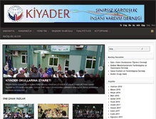 Tablet Screenshot of kiyader.org.tr
